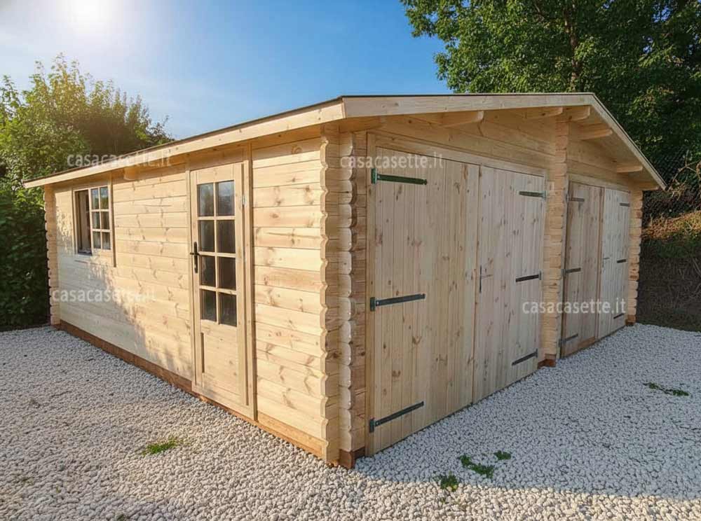 Garage Bergamo 6x6 auto Garage modello Bergamo 6x6 auto