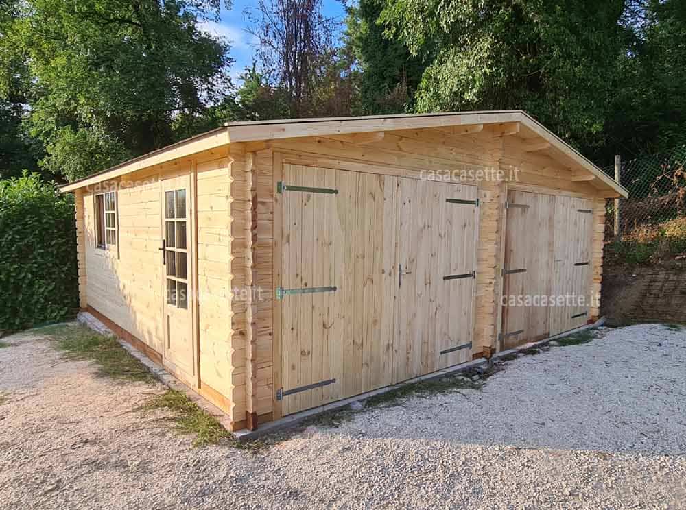 Garage Bergamo 6x6 doppia Garage modello Bergamo 6x6 doppia porta