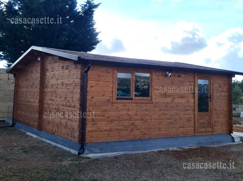 Garage Bergamo 6x6 lato Garage modello Bergamo 6x6 lato scossalina