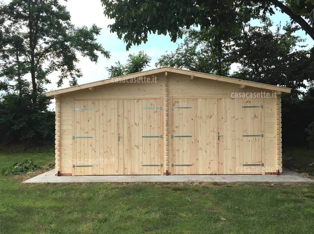 Garage Bergamo 6x6 naturale Garage modello Bergamo 6x6 naturale colore