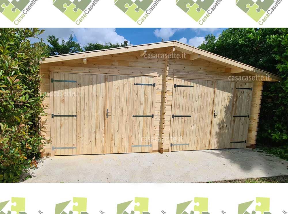 Garage Bergamo 6x6 portone Garage modello Bergamo 6x6 portone doppio