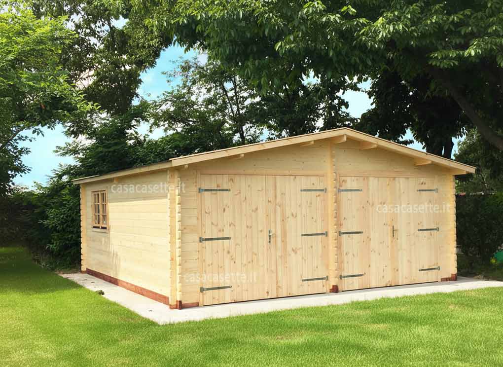 Garage Bergamo 6x6 portoni doppi Garage modello Bergamo 6x6 portoni doppi