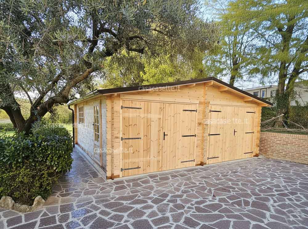 Garage Bergamo 6x6 scossalina acciaio accessorio Garage modello Bergamo 6x6 scossalina acciaio accessorio