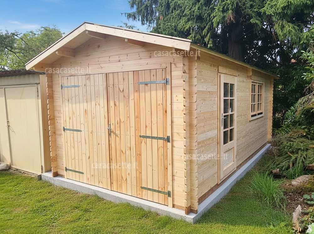 Garage modello Como 32x52 cemento base