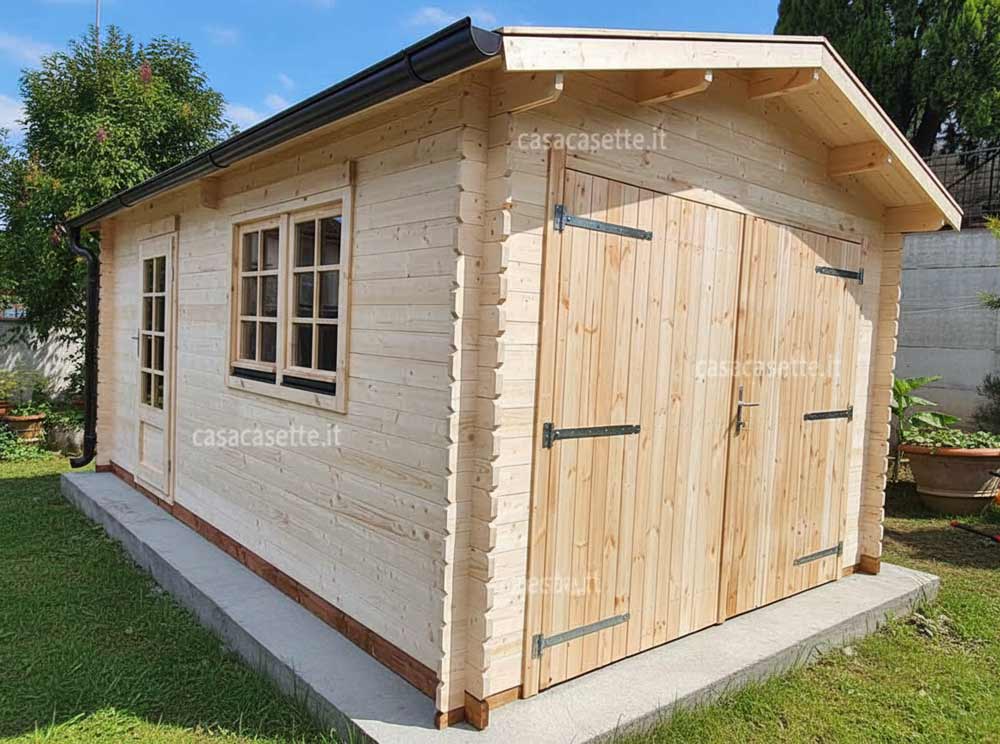 Garage modello Como 32x52 gronda