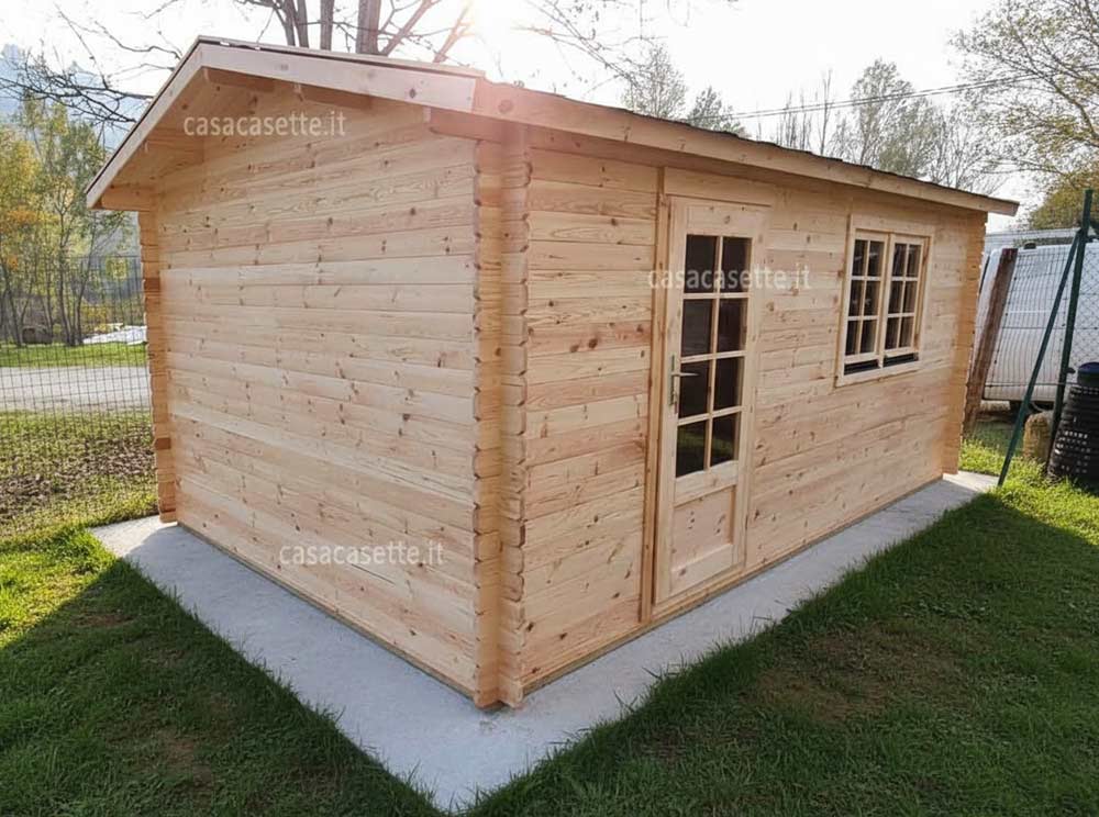 Garage modello Como 32x52 lato