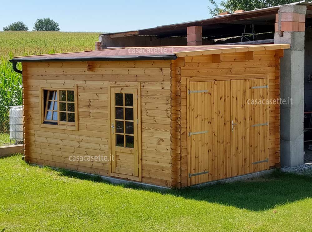 Garage modello Genova 32x52 grondaia