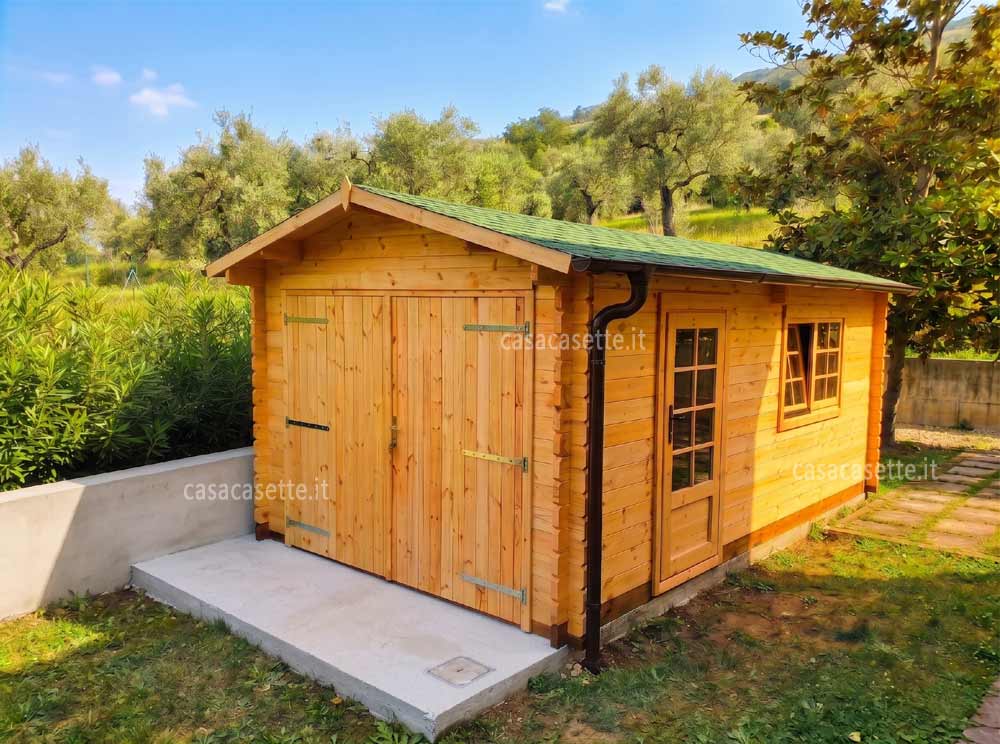Garage modello Lecco 32x52 grondaie
