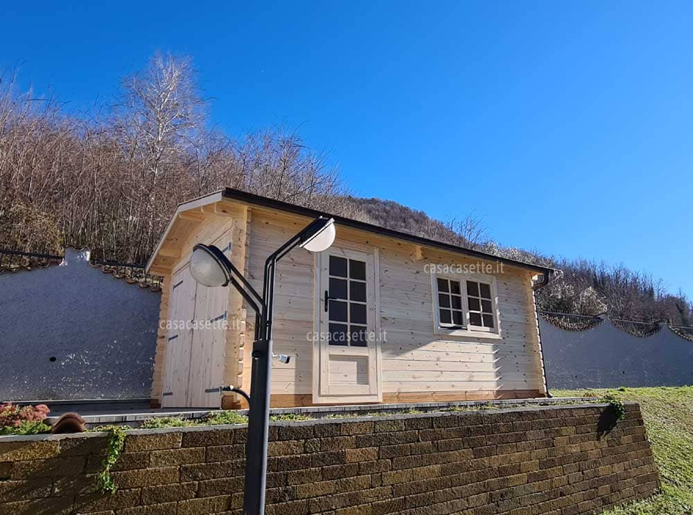 Garage Lecco 32x52 lato Garage modello Lecco 32x52 lato grondaia