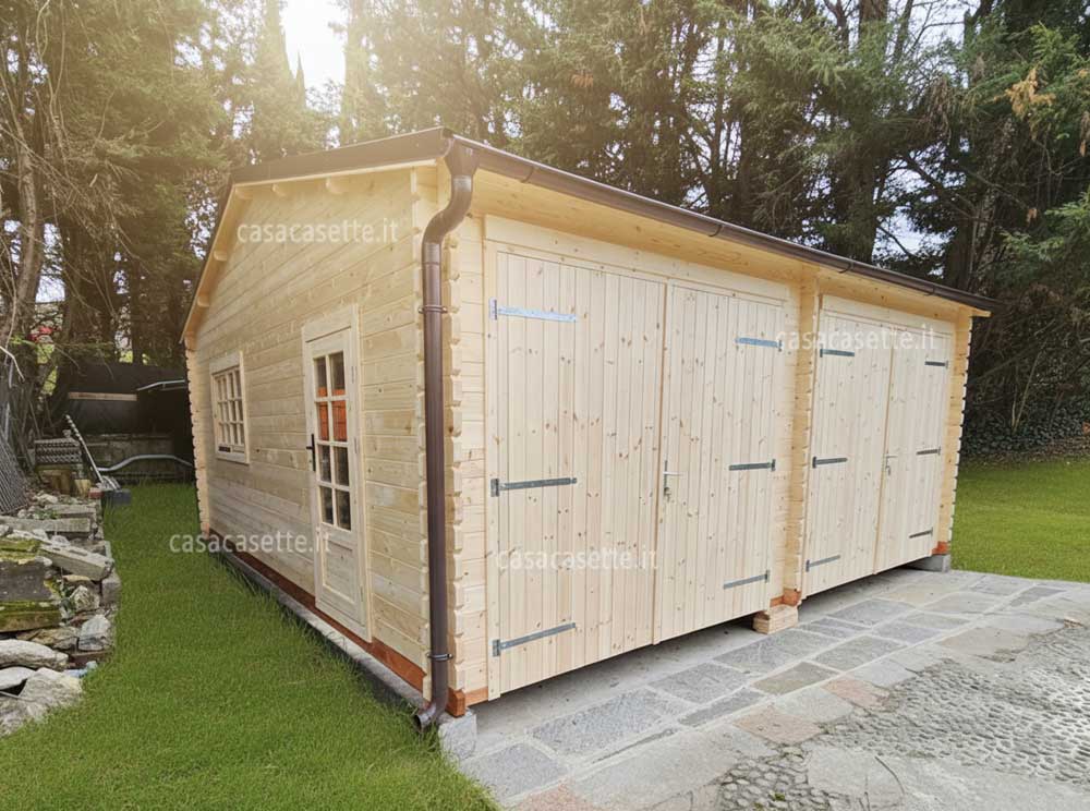 Garage Pavia 6x6 auto Garage modello Pavia 6x6 auto