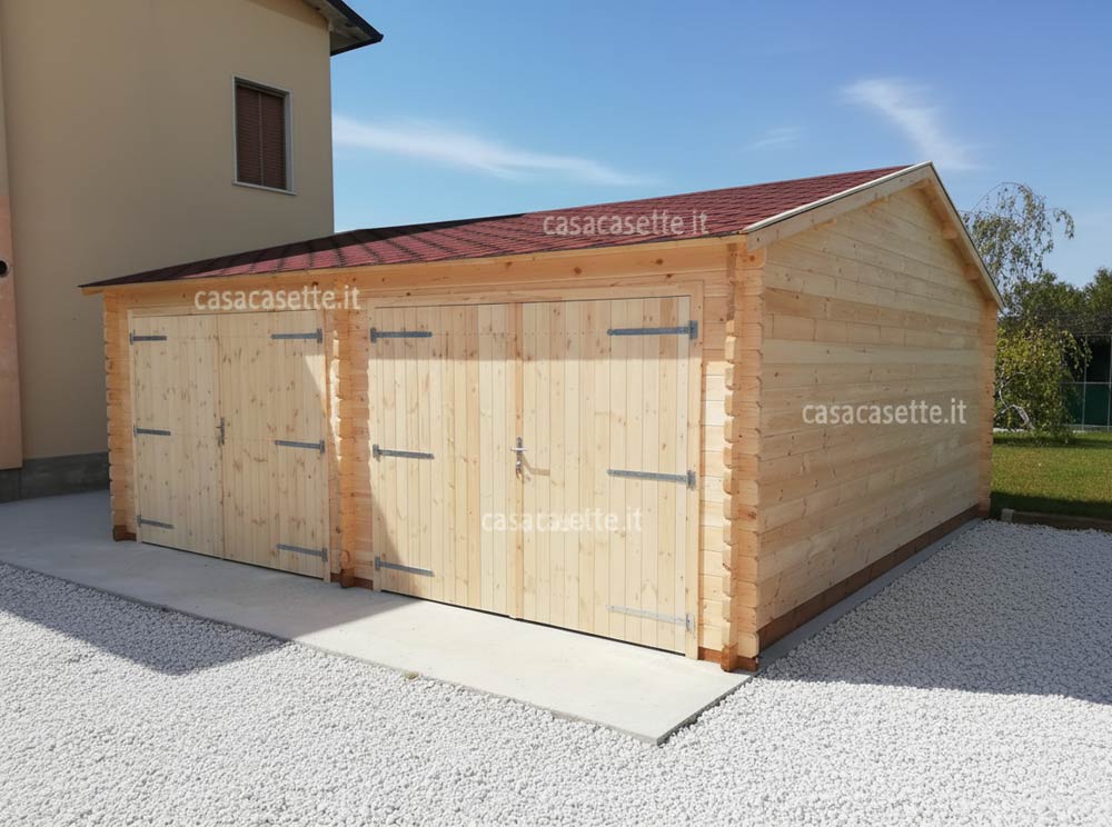 Garage Pavia 6x6 copertura Garage modello Pavia 6x6 copertura