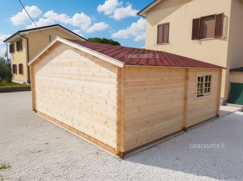 Garage Pavia 6x6 finestra Garage modello Pavia 6x6 finestra
