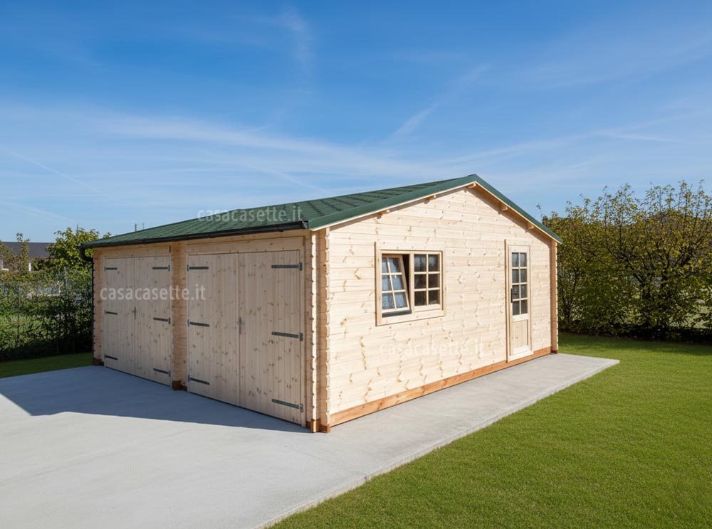 Garage Pavia 6x6 finestre Garage modello Pavia 6x6 finestre