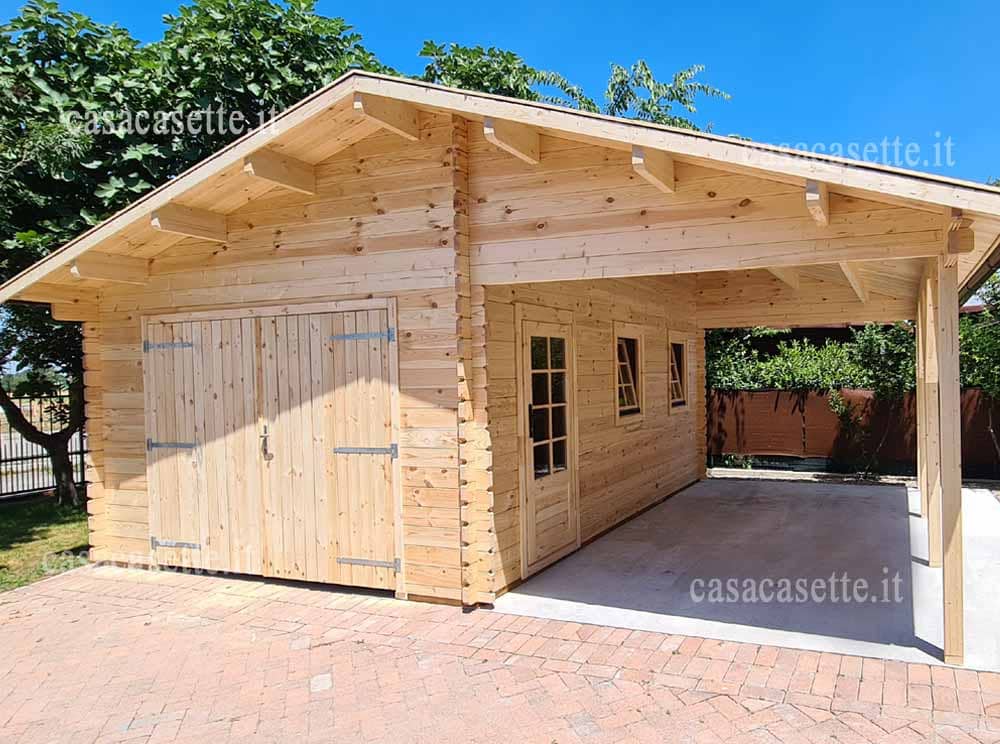 Garage modello Ravenna 66x54 accessori grondaia