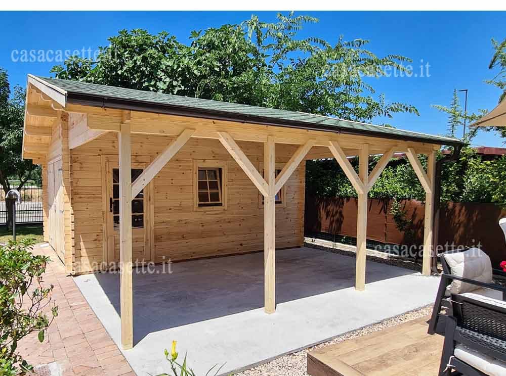 Garage modello Ravenna 66x54 grondaia acciaio