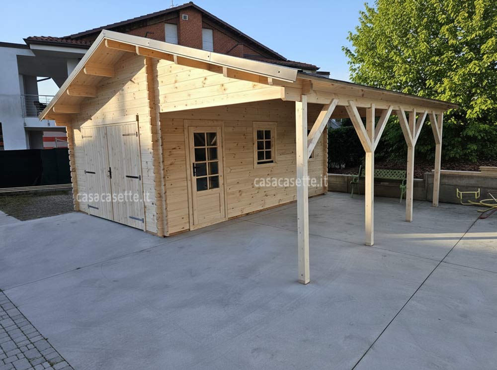 Garage Ravenna 66x54 porticato Garage modello Ravenna 66x54 porticato