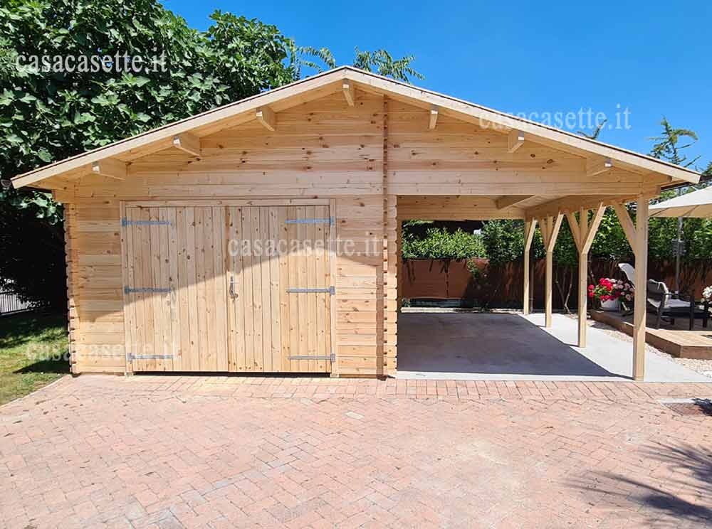 Garage modello Ravenna 66x54 portico esterno