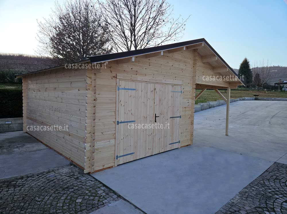 Garage modello Ravenna 66x54 scossalina color moro