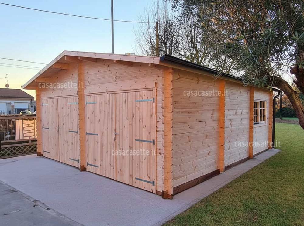 Garage Sondrio 6x6 base Garage modello Sondrio 6x6 base