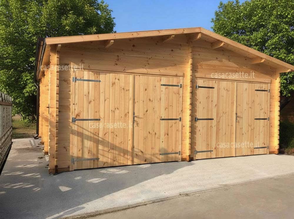 Garage Sondrio 6x6 frontale Garage modello Sondrio 6x6 frontale