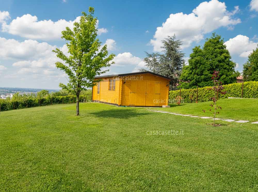 Garage Varese 4x6 color miele Garage modello Varese 4x6 color miele