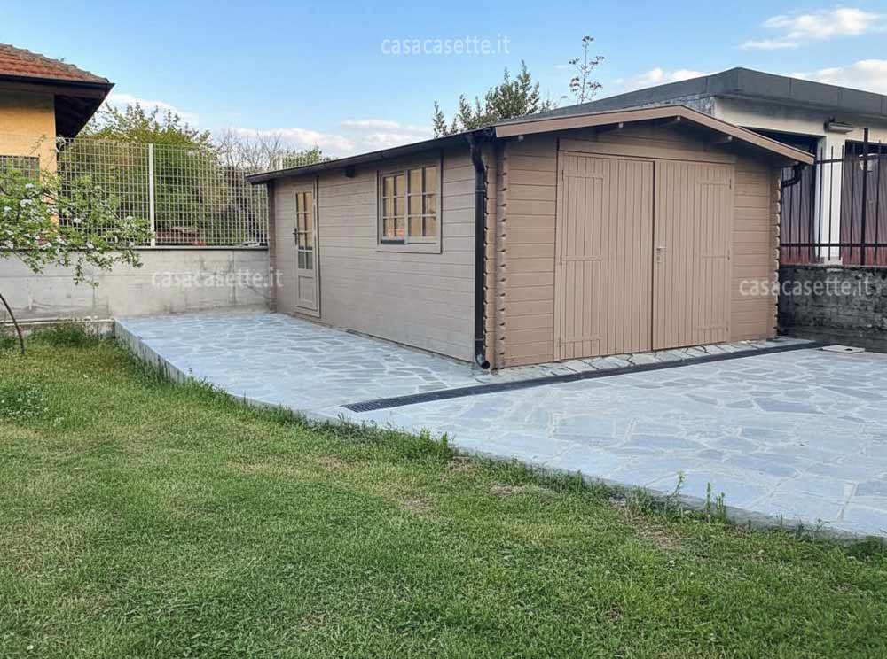 Garage Varese 4x6 color tortora Garage modello Varese 4x6 color tortora