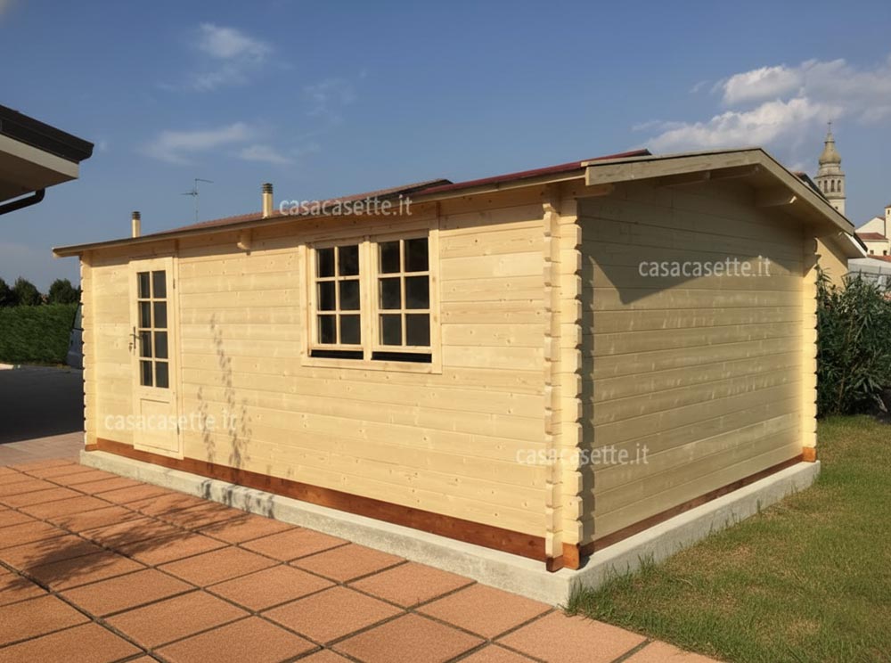 Garage Varese 4x6 finestre Garage modello Varese 4x6 finestre