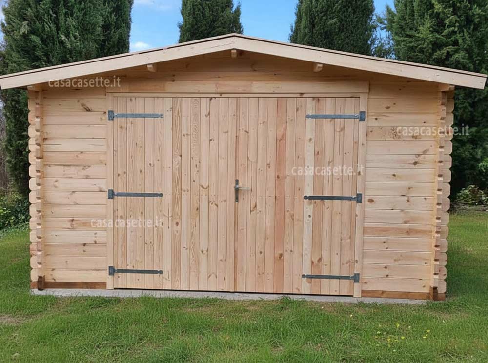 Garage Varese 4x6 fronte Garage modello Varese 4x6 fronte