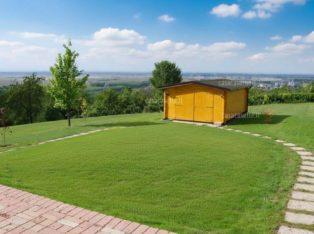 Garage Varese 4x6 tetto Garage modello Varese 4x6 tetto