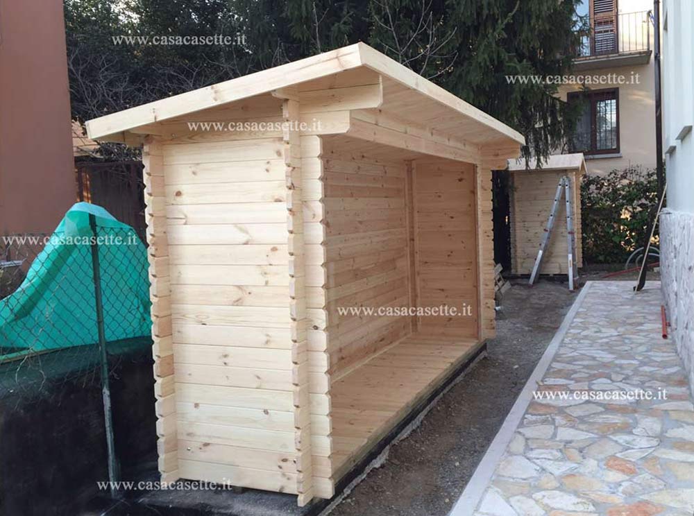 Legnaia in legno 4x1 Legnaia in legno modello 4x1