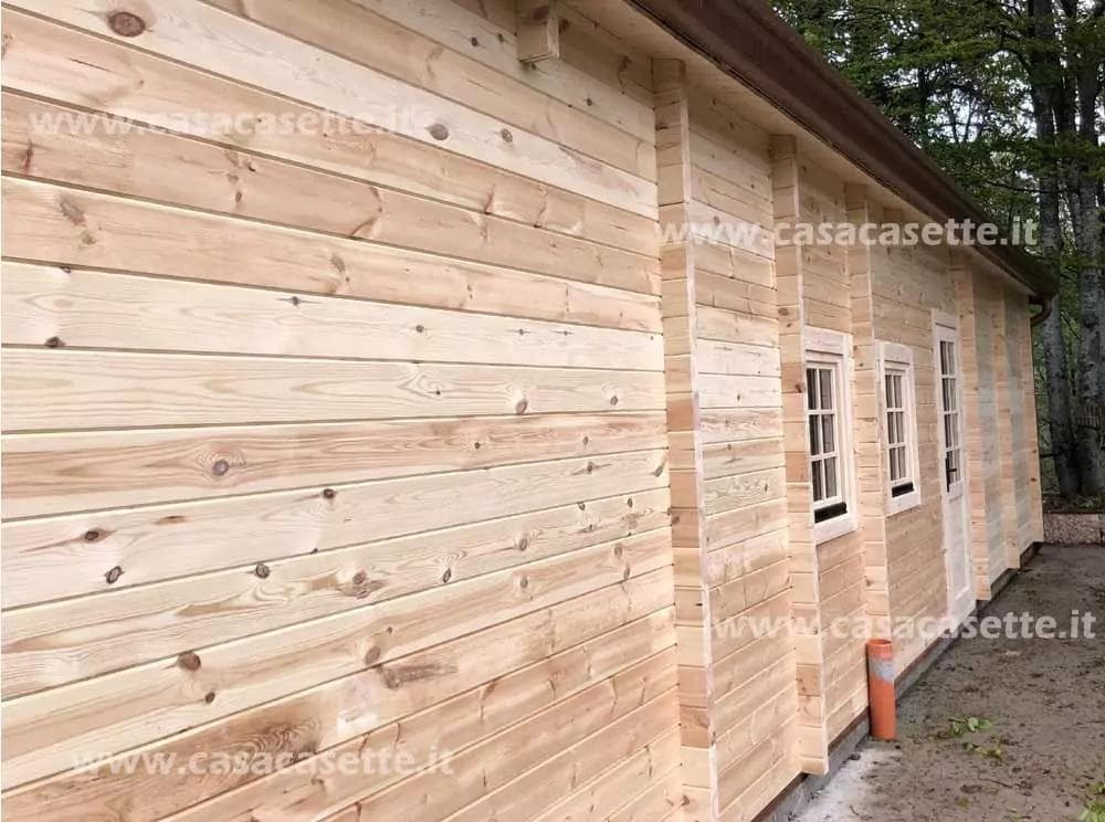 Prefabbricato modello 14x6 vani 5 naturale colore