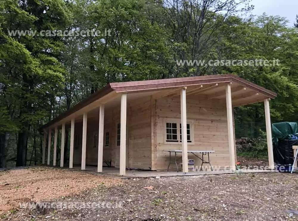 Prefabbricato modello 14x6 vani 5 scossalina accessorio