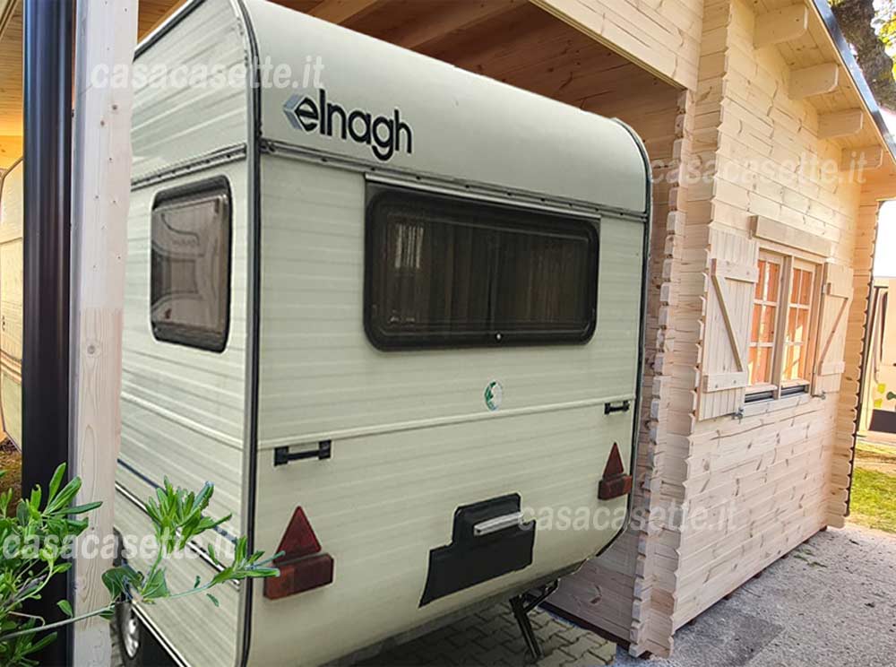 Preingresso Roulotte in legno modello 470x320