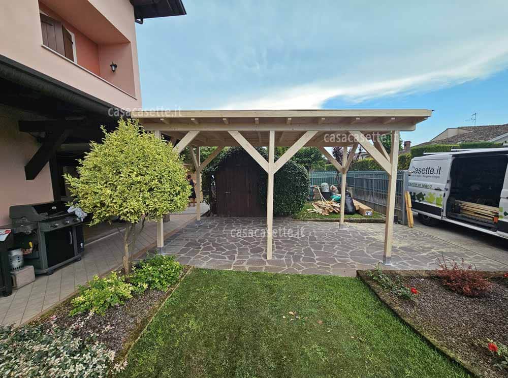 Tettoia carport 3x5 copertura Tettoia carport modello 3x5 copertura auto