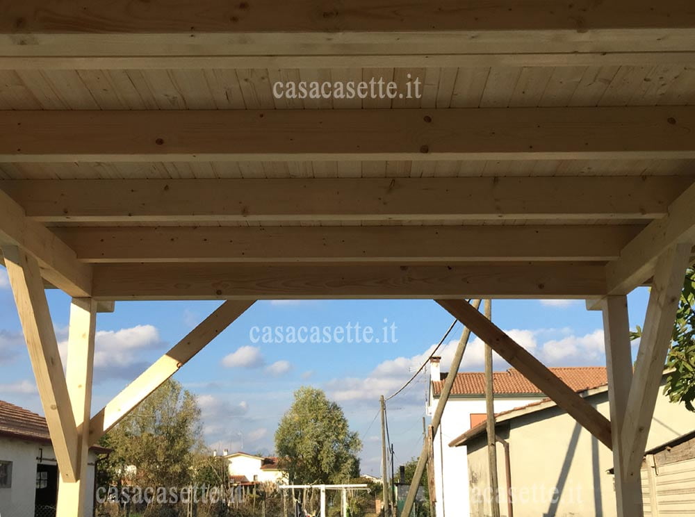 Tettoia carport 3x5 dettaglio Tettoia carport modello 3x5 dettaglio assito