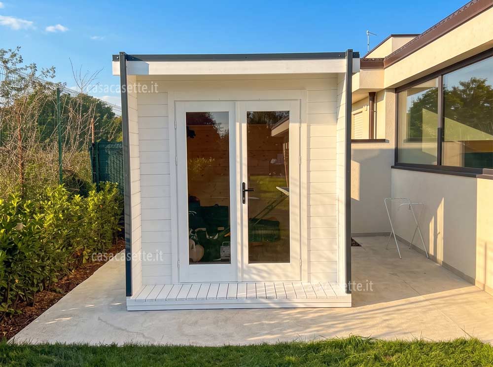 Casetta modello Vittoria Cube 2,5x2,5 colore bianco