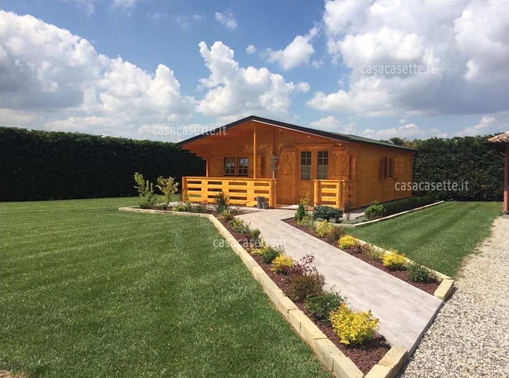 Casetta in legno modello Lazio misure 50mq