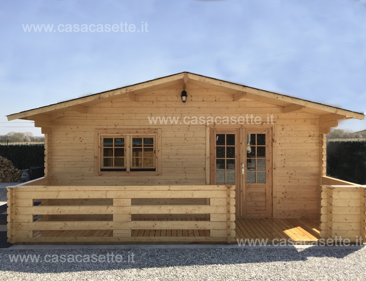 Casetta in legno modello Lombardia misure 6x6