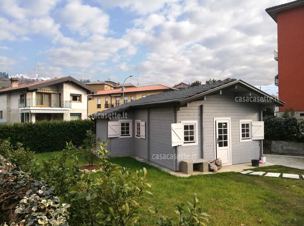 Casetta in legno modello Treviso misure 42mq