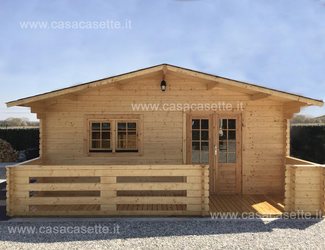 Casetta in legno modello Lombardia misure 6x6