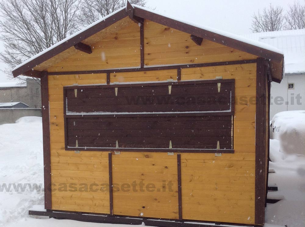 Chiosco smontabile in legno misure 3x2