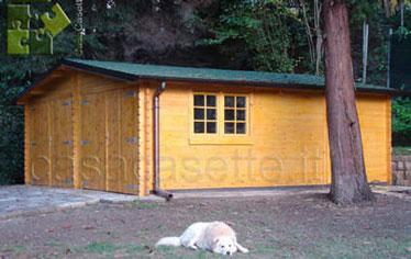 Garage in legno bergamo 6×6